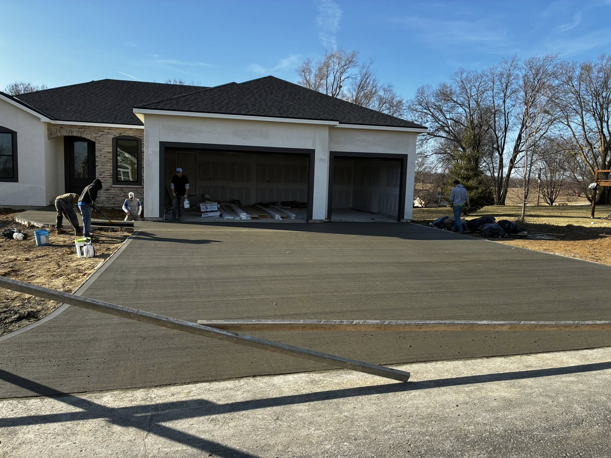 Driveway installation