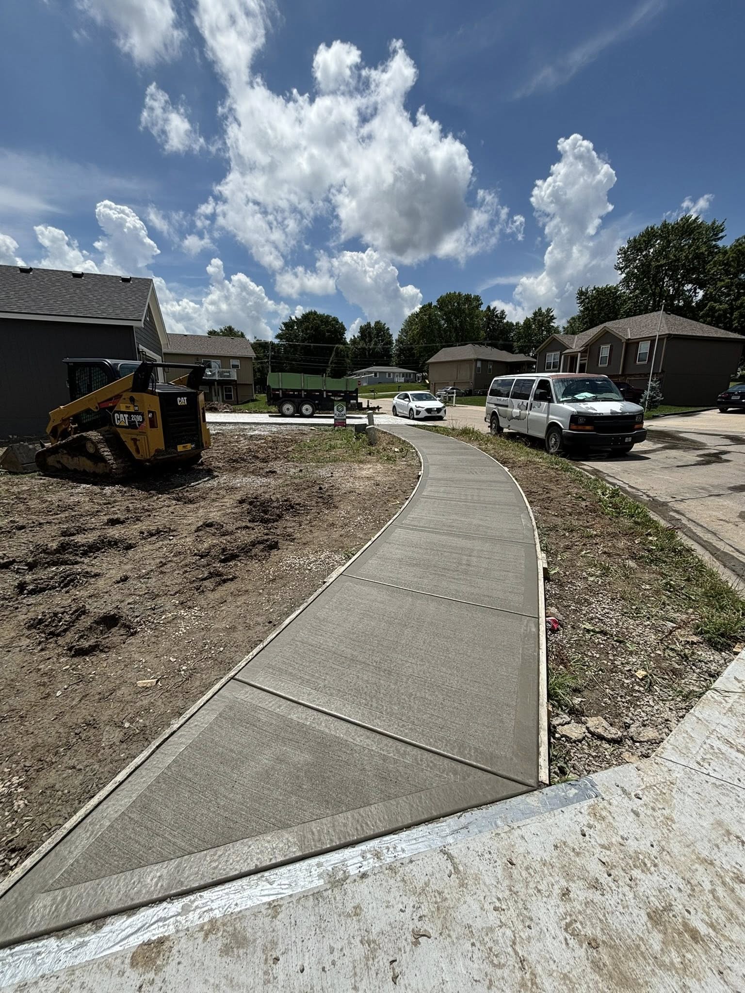 Sidewalk installation